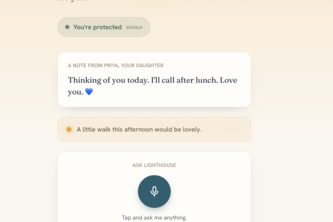 Lighthouse: a safety net for a loved one's digital life avatar