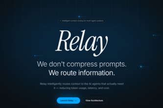 Relay AI: Context Routing for Multi-Agent AI avatar