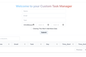 Custom Task Manager project cover