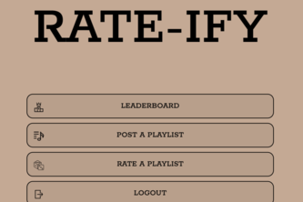 Rate-ify project cover