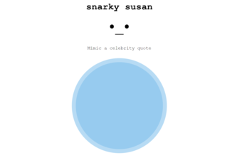 Susan the Snarky Cinephile project cover