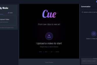 Cue: Your AI video-editing assistant project cover