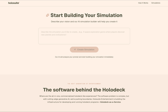 Holosuite project cover