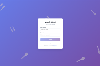 Munch Match - Stateful-AI-Based Tinder for Restaurants avatar