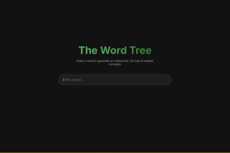 The Word Tree project cover