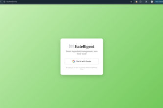 Eatelligent project cover