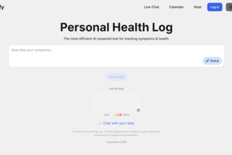 Pulsify (Personal Health Log) project cover