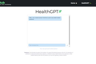 HealthHub project cover