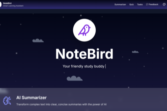 NoteBird project cover