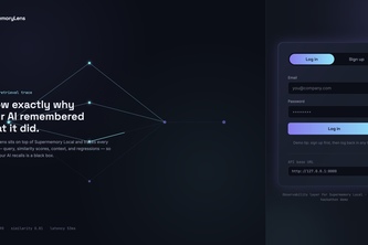 MemoryLens — OpenAI Memory Observability project cover