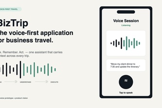 BizTrip Voice Assistant project cover