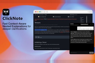 ClickNote project cover