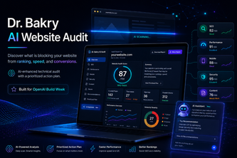 Dr. Bakry AI: Evidence-to-Fix Website Audit project cover