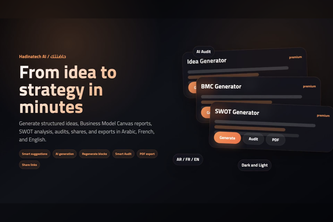 Hadinatech AI — From Idea to Strategy project cover