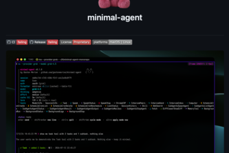 minimal-agent project cover