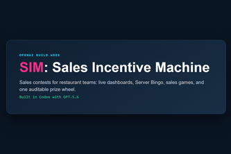 SIM: Sales Incentive Machine avatar