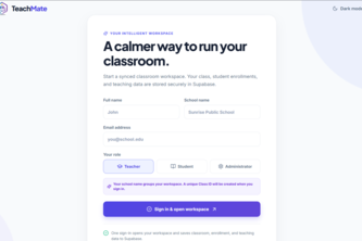 TeachMate – Intelligent Classroom Management Platform project cover