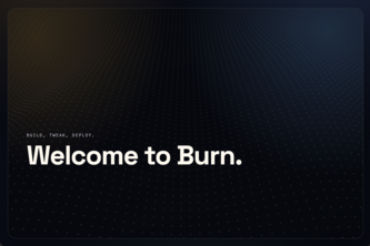Burn project cover