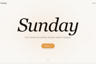 Sunday project cover