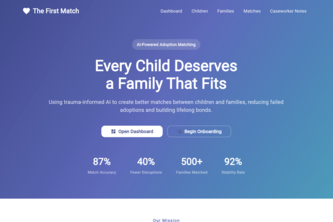 The First Match project cover