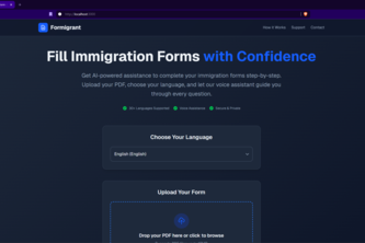 Formigrant project cover