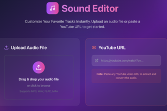 Sound Editor project cover