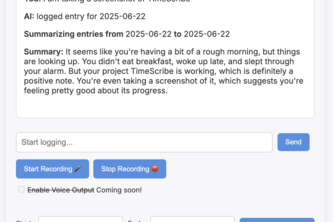 TimeScribe project cover